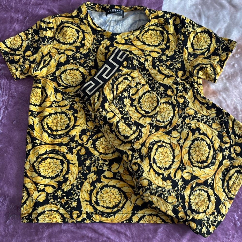 Versace Kids - boy size 12 shirt and matching shorts